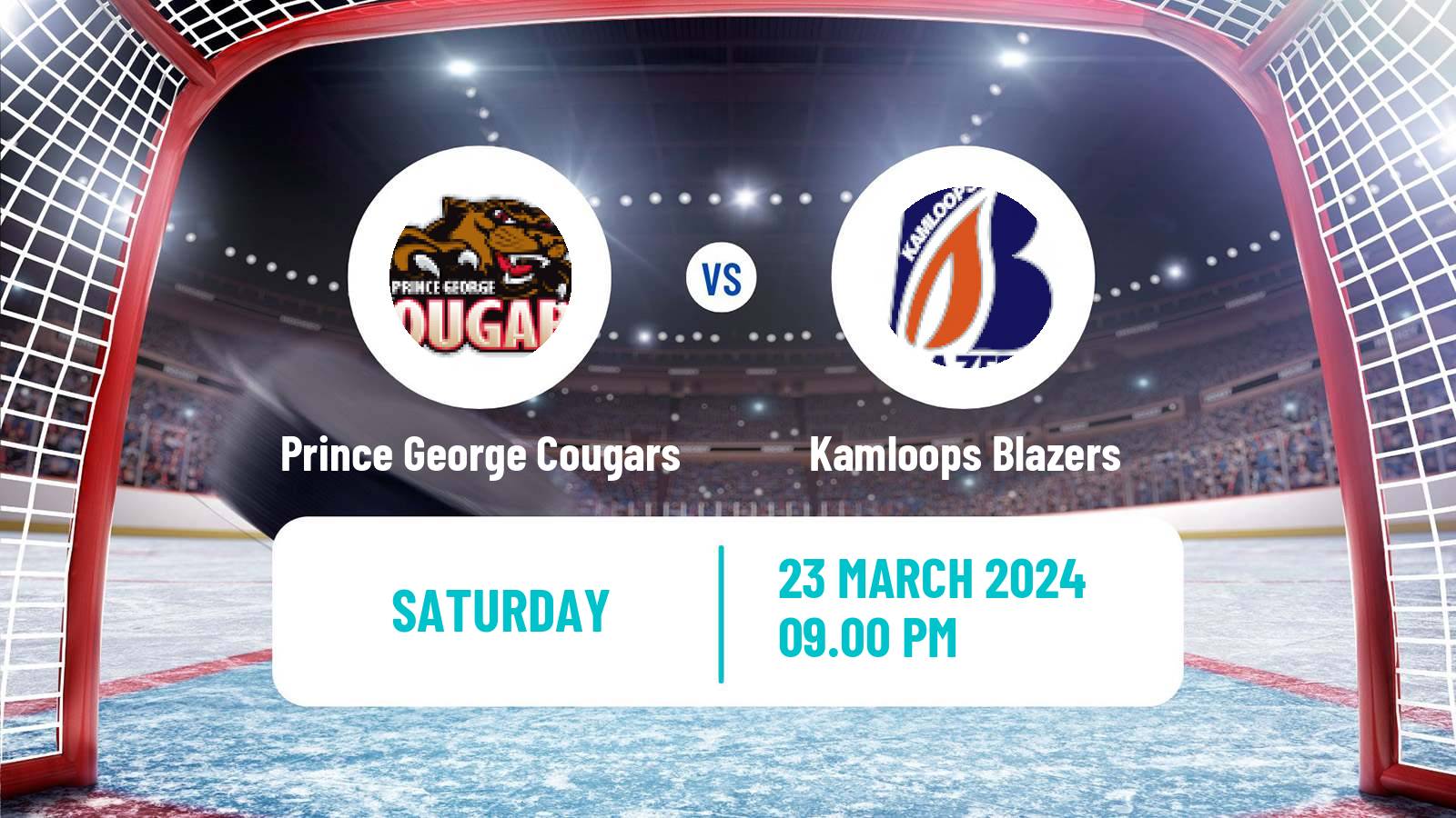 Hockey WHL Prince George Cougars - Kamloops Blazers