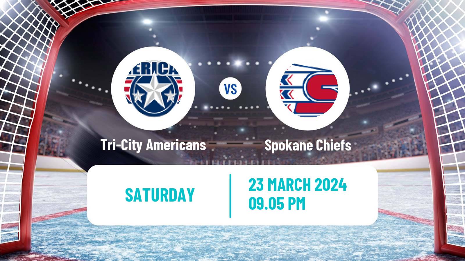 Hockey WHL Tri-City Americans - Spokane Chiefs