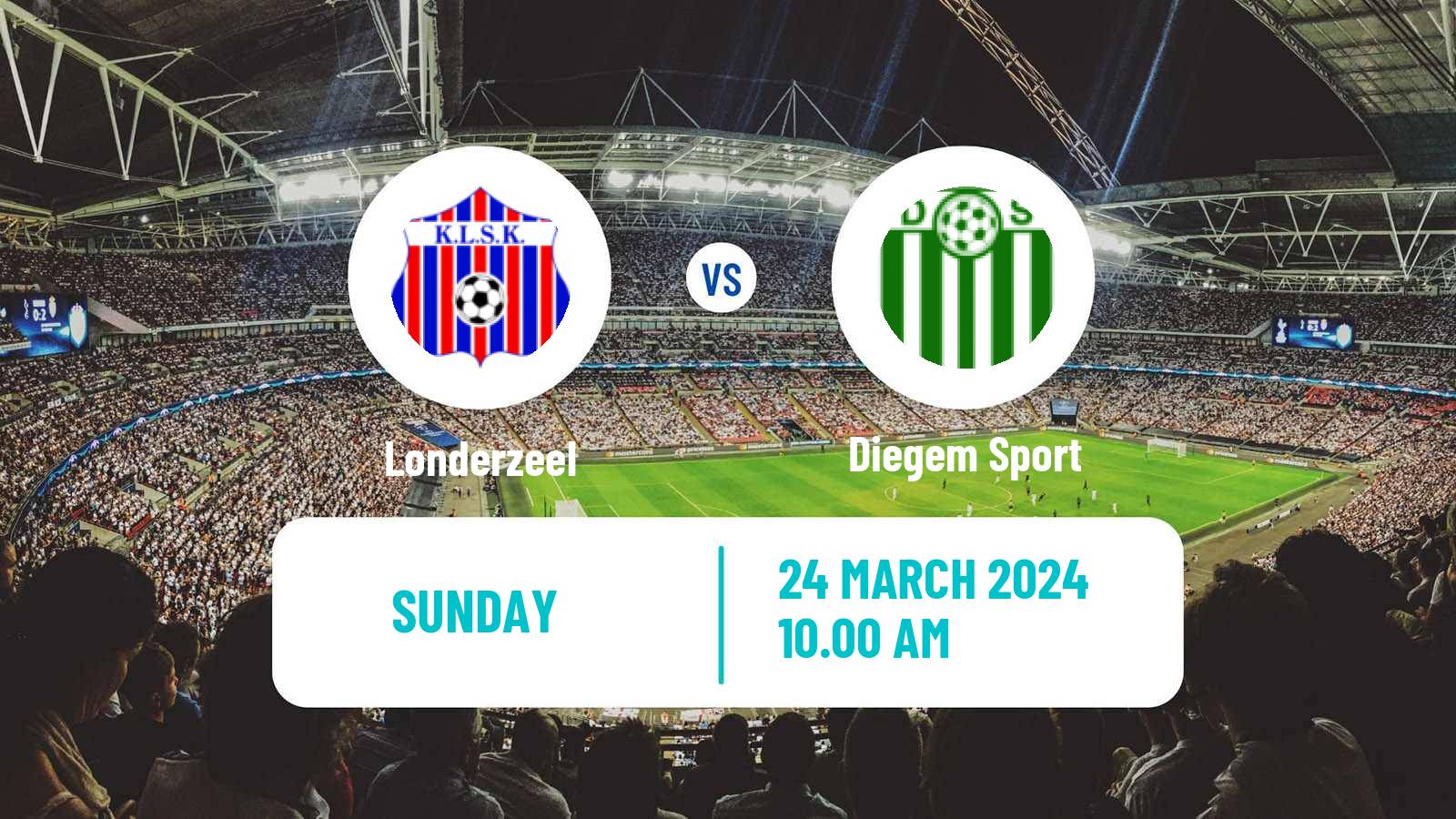 Soccer Belgian Second Amateur Division Group B Londerzeel - Diegem Sport