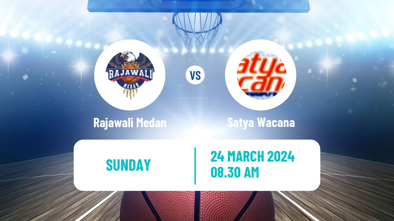 Basketball Indonesian IBL Rajawali Medan - Satya Wacana