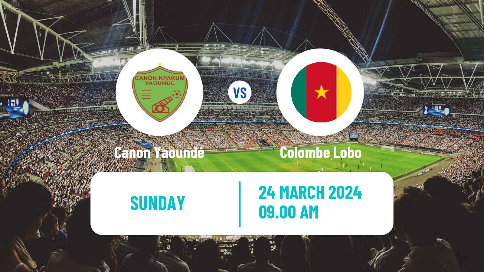 Soccer Cameroon Elite One Canon Yaoundé - Colombe Lobo