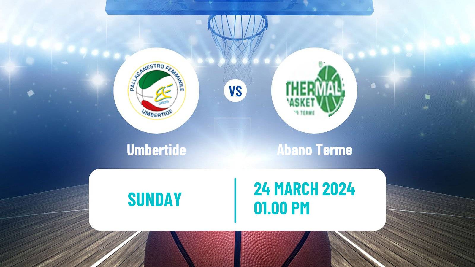 Basketball Serie A2 Basketball Women Group B Umbertide - Abano Terme