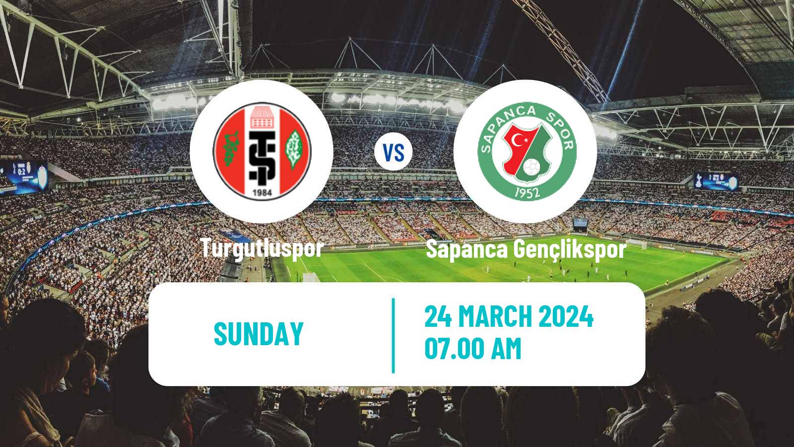 Soccer Turkish 3 Lig Group 2 Turgutluspor - Sapanca Gençlikspor