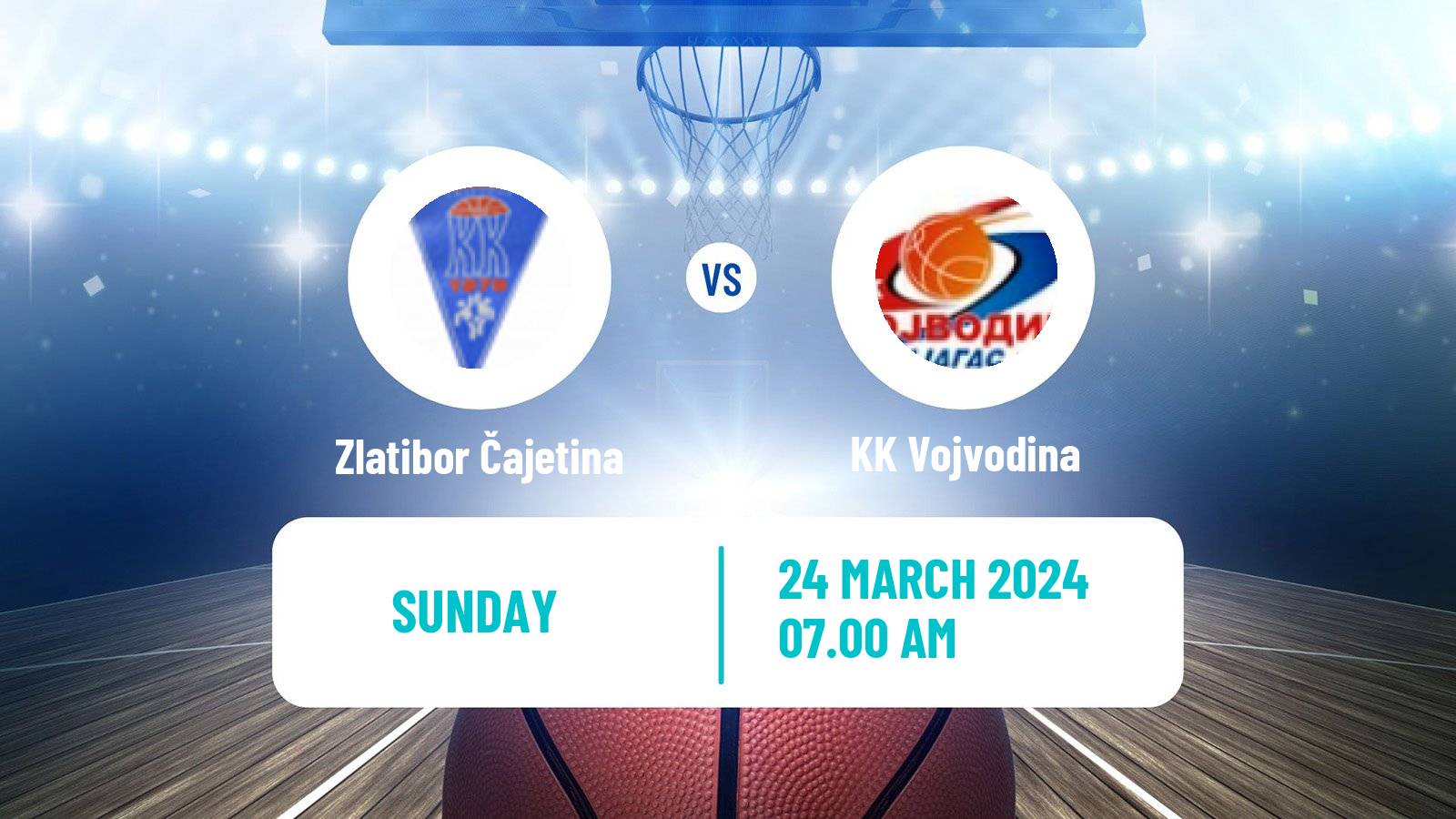 Basketball Adriatic League 2 Zlatibor Čajetina - Vojvodina
