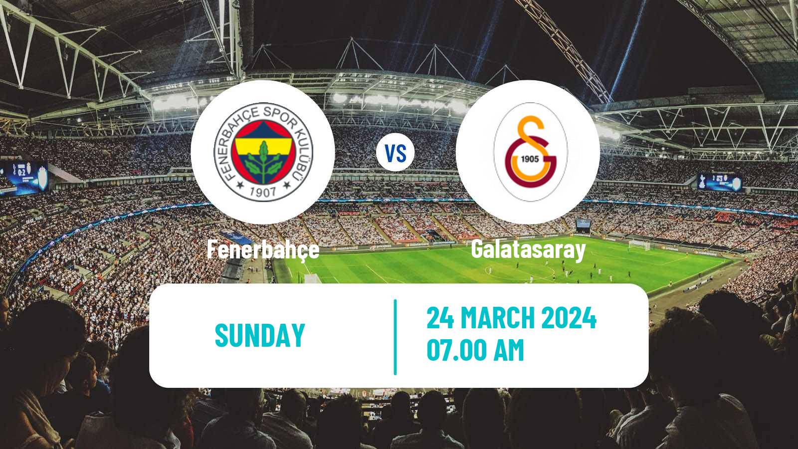 Soccer Turkish Super Lig Women Fenerbahçe - Galatasaray
