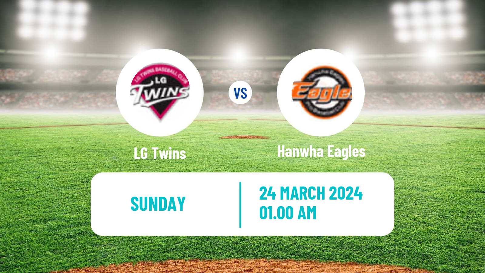 Baseball KBO LG Twins - Hanwha Eagles