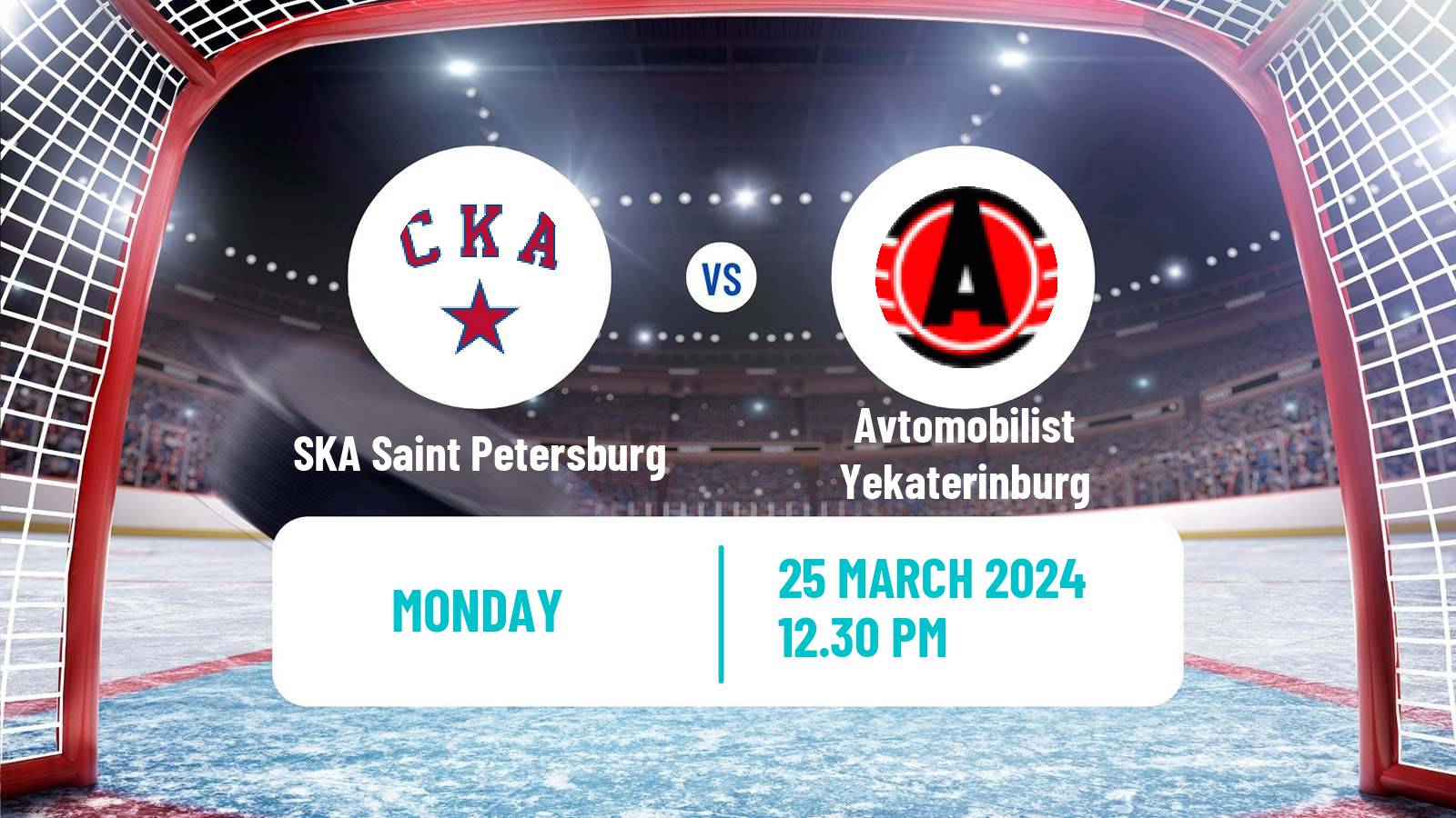 Hockey KHL SKA Saint Petersburg - Avtomobilist Yekaterinburg