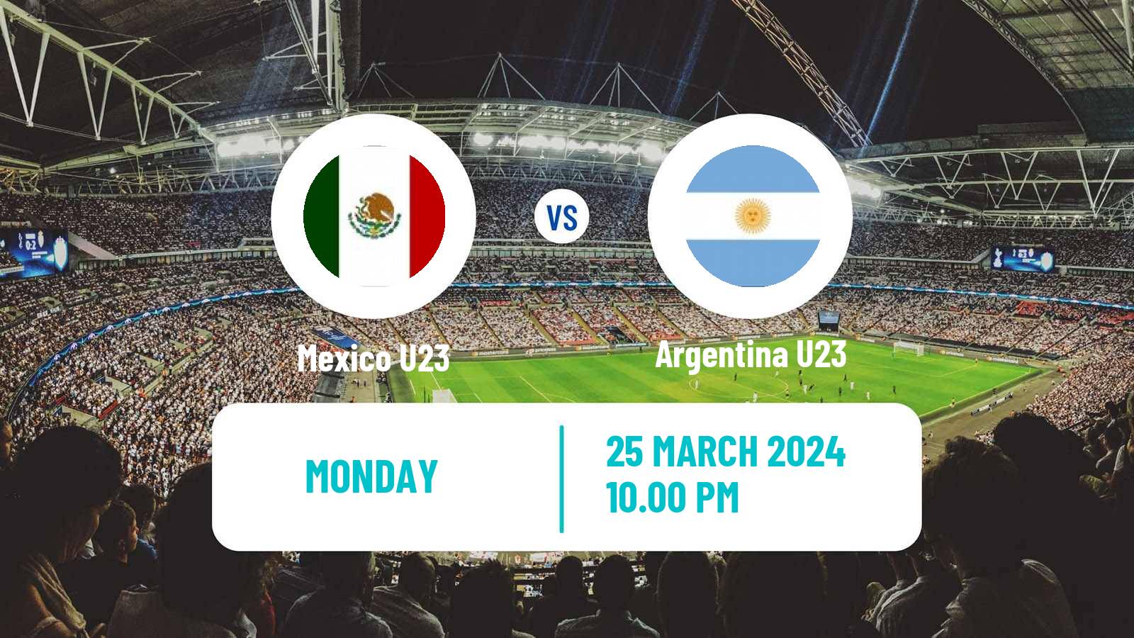 Soccer Friendly Mexico U23 - Argentina U23