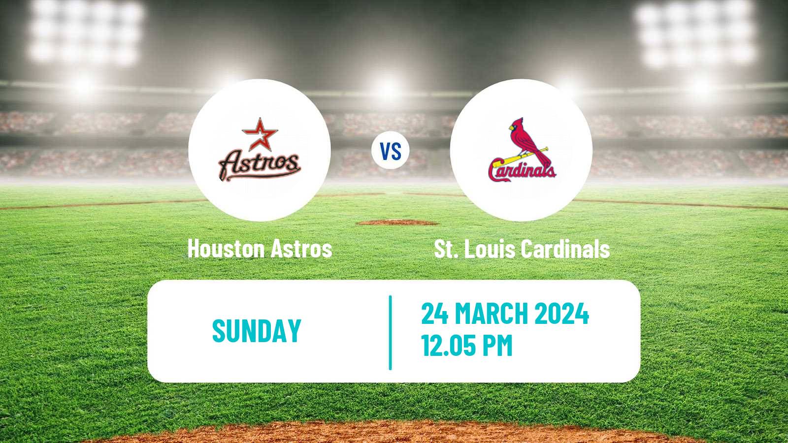 Baseball MLB Spring Training Houston Astros - St. Louis Cardinals
