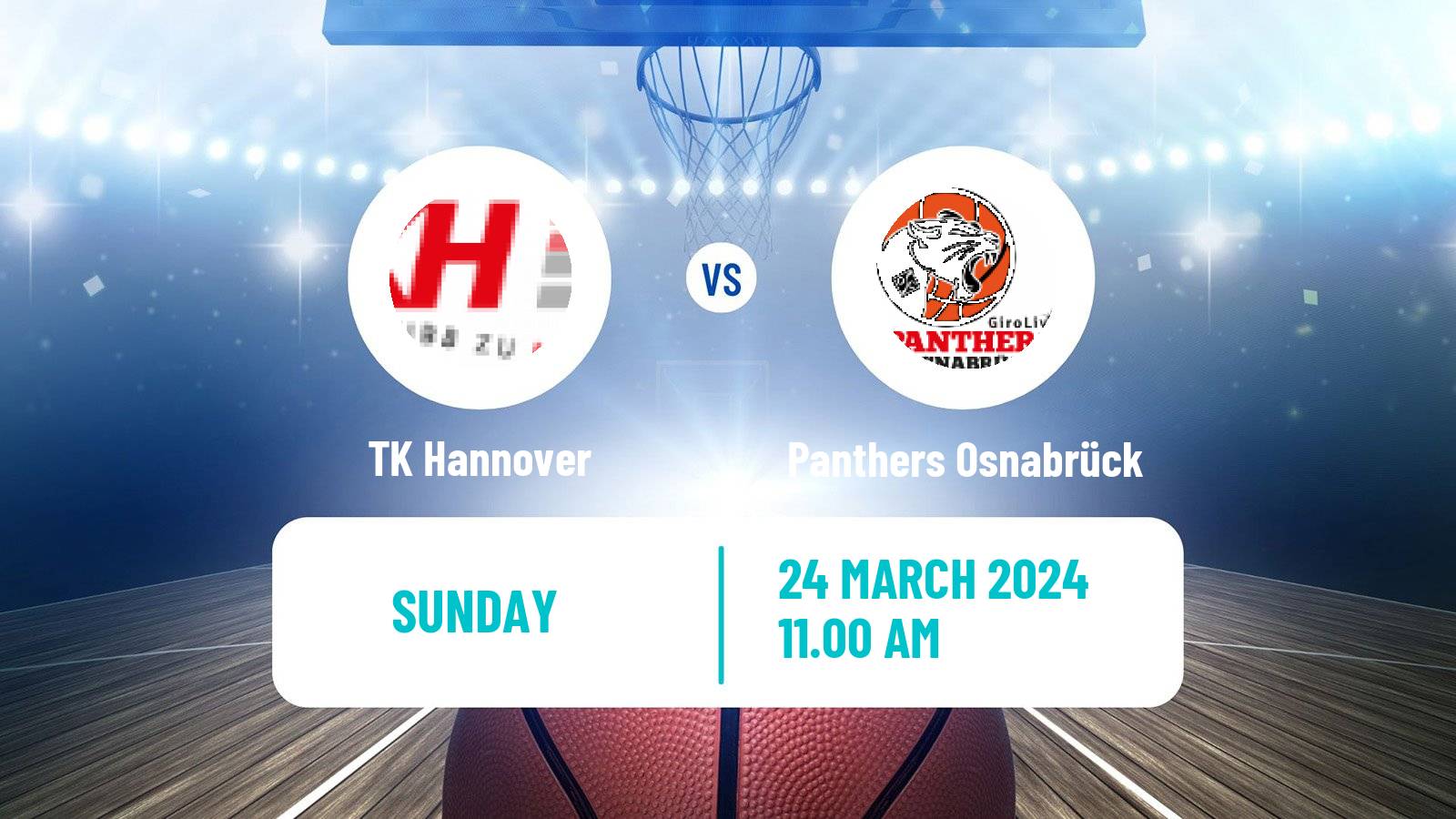 Basketball German DBBL Hannover - Panthers Osnabrück