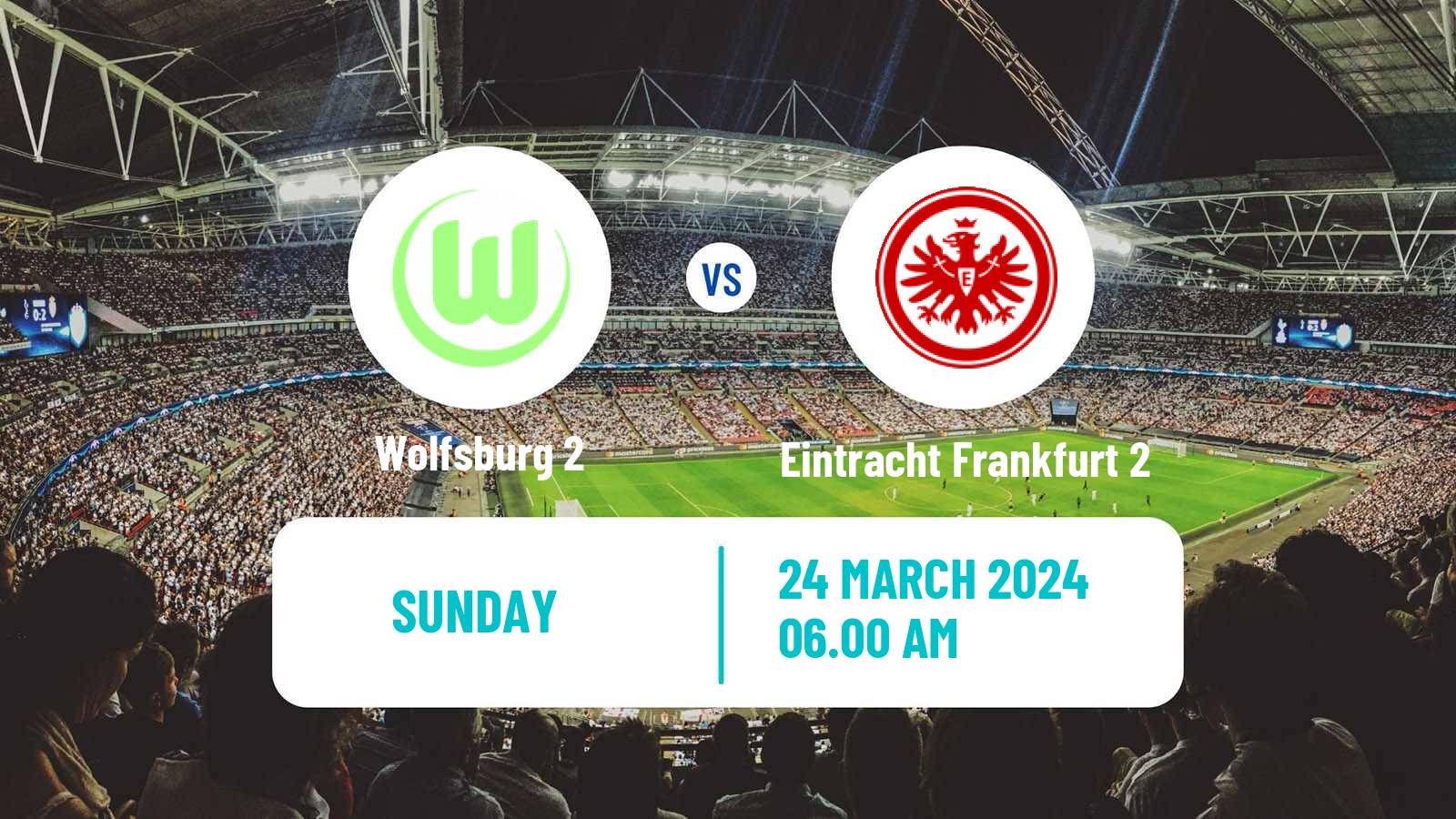 Soccer German 2 Bundesliga Women Wolfsburg 2 - Eintracht Frankfurt 2