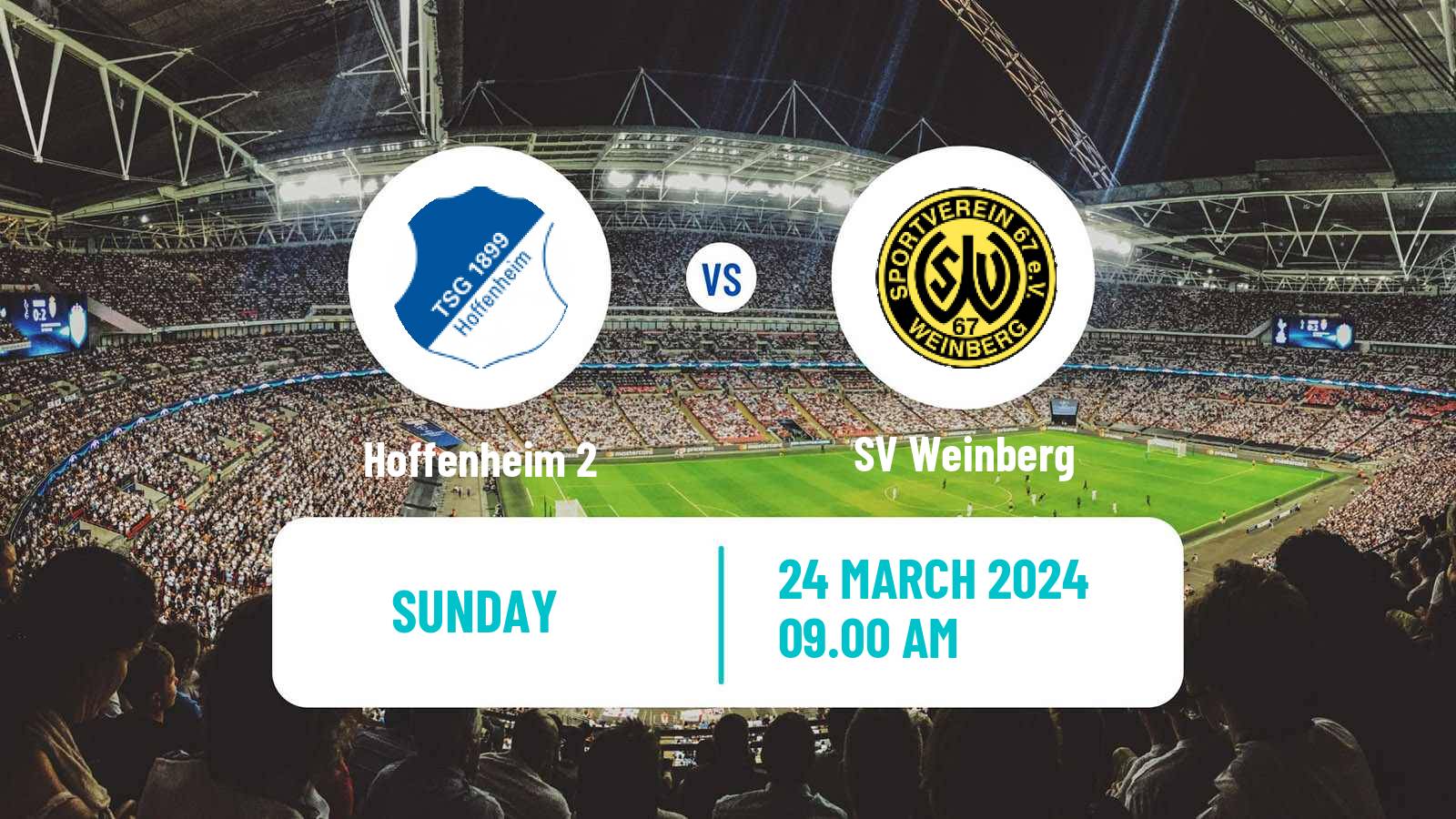 Soccer German 2 Bundesliga Women Hoffenheim 2 - Weinberg