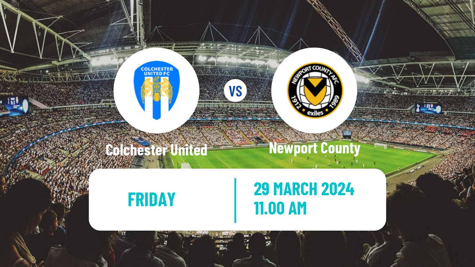 Soccer English League Two Colchester United - Newport County