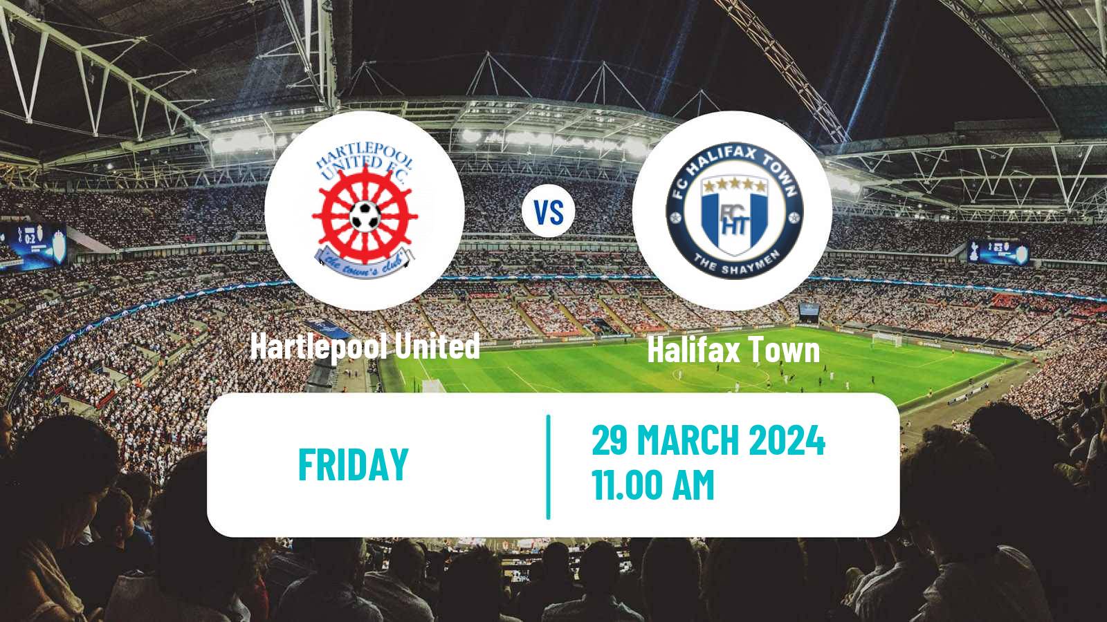 Soccer English National League Hartlepool United - Halifax Town
