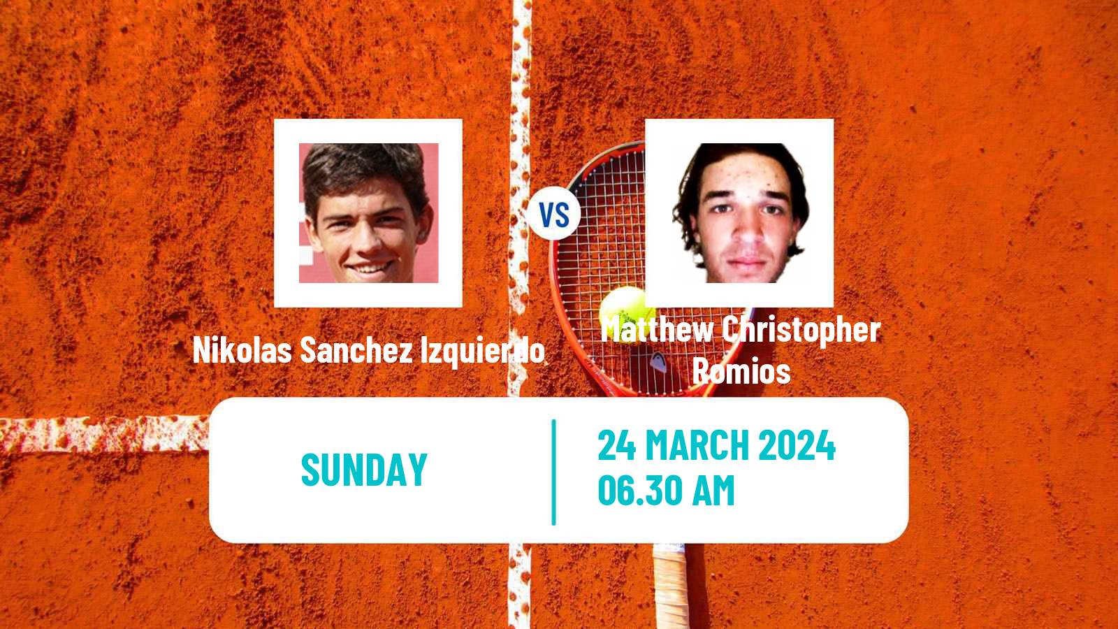 Tennis Girona Challenger Men Nikolas Sanchez Izquierdo - Matthew Christopher Romios