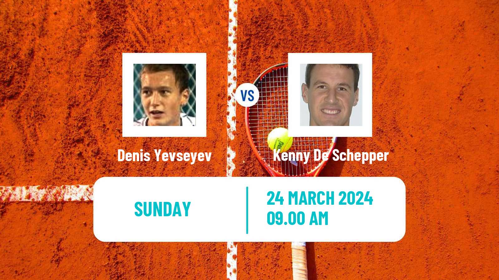 Tennis Girona Challenger Men Denis Yevseyev - Kenny De Schepper