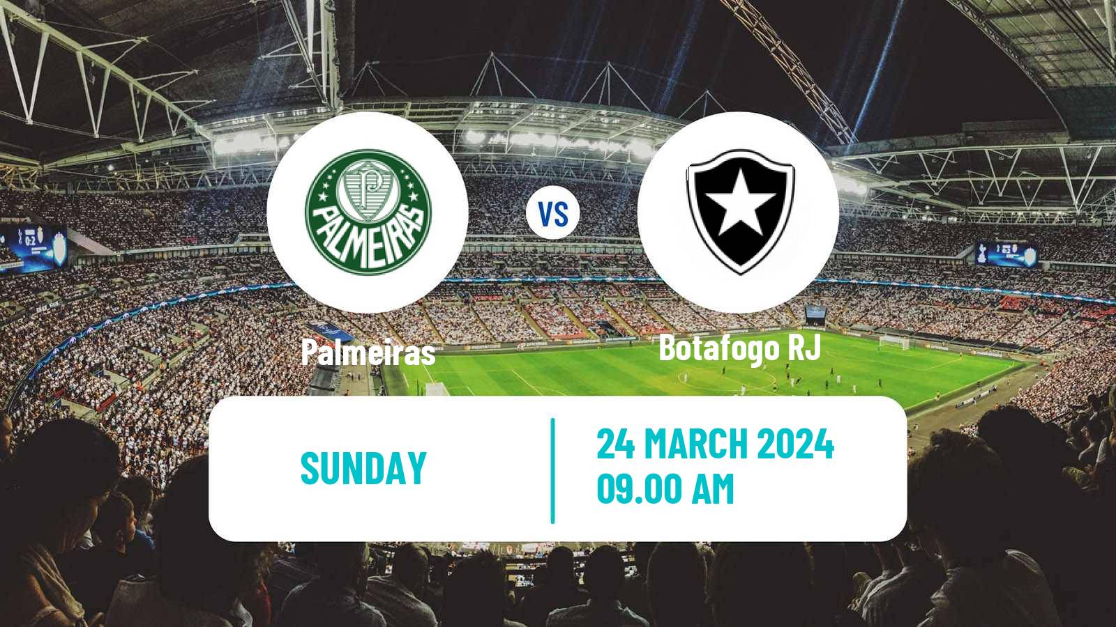 Soccer Brasileiro Women Palmeiras - Botafogo RJ