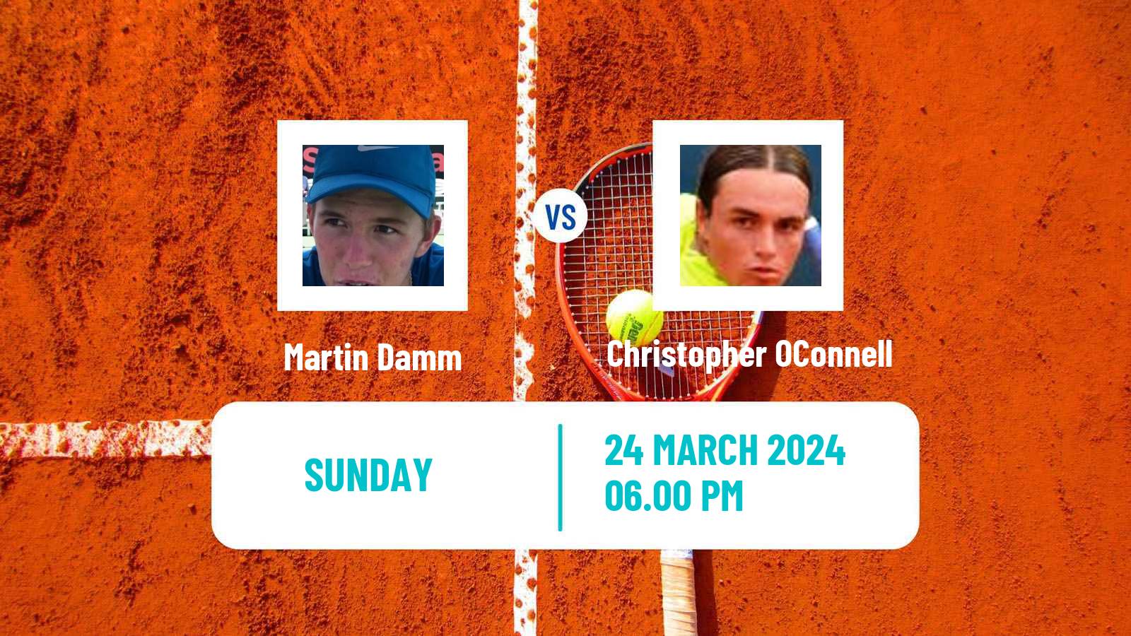 Tennis ATP Miami Martin Damm - Christopher OConnell