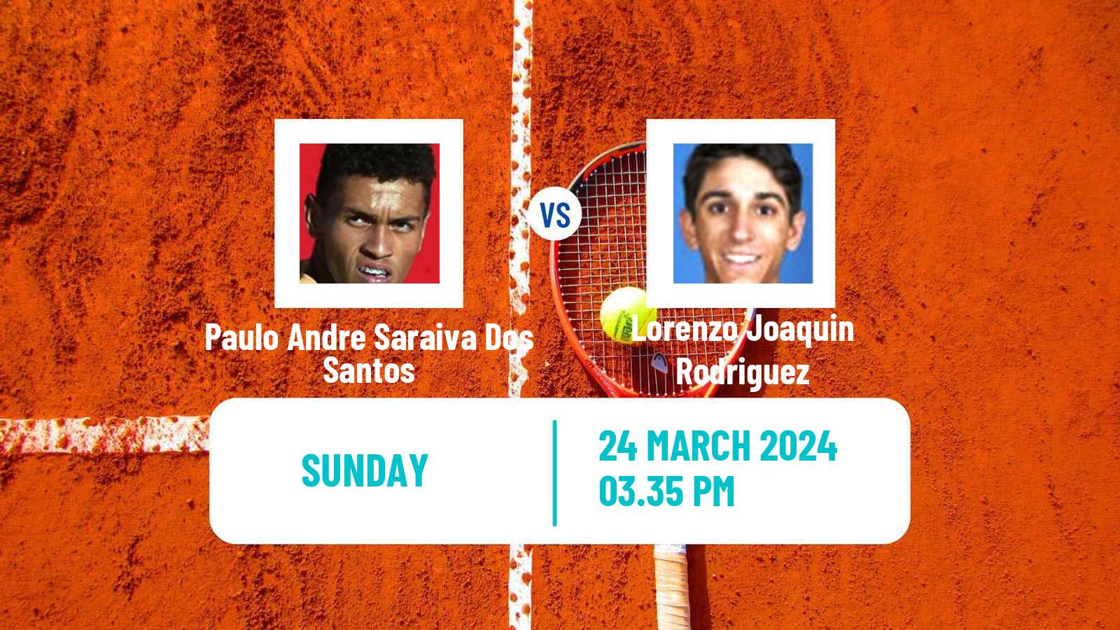 Tennis Sao Leopoldo Challenger Men Paulo Andre Saraiva Dos Santos - Lorenzo Joaquin Rodriguez