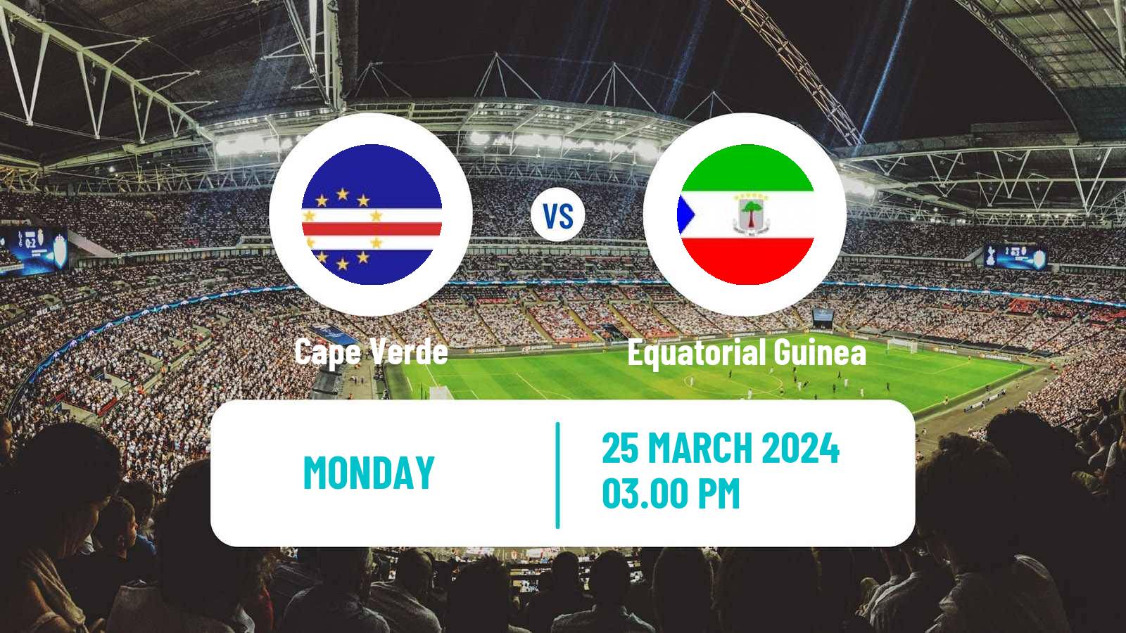 Soccer Friendly Cape Verde - Equatorial Guinea