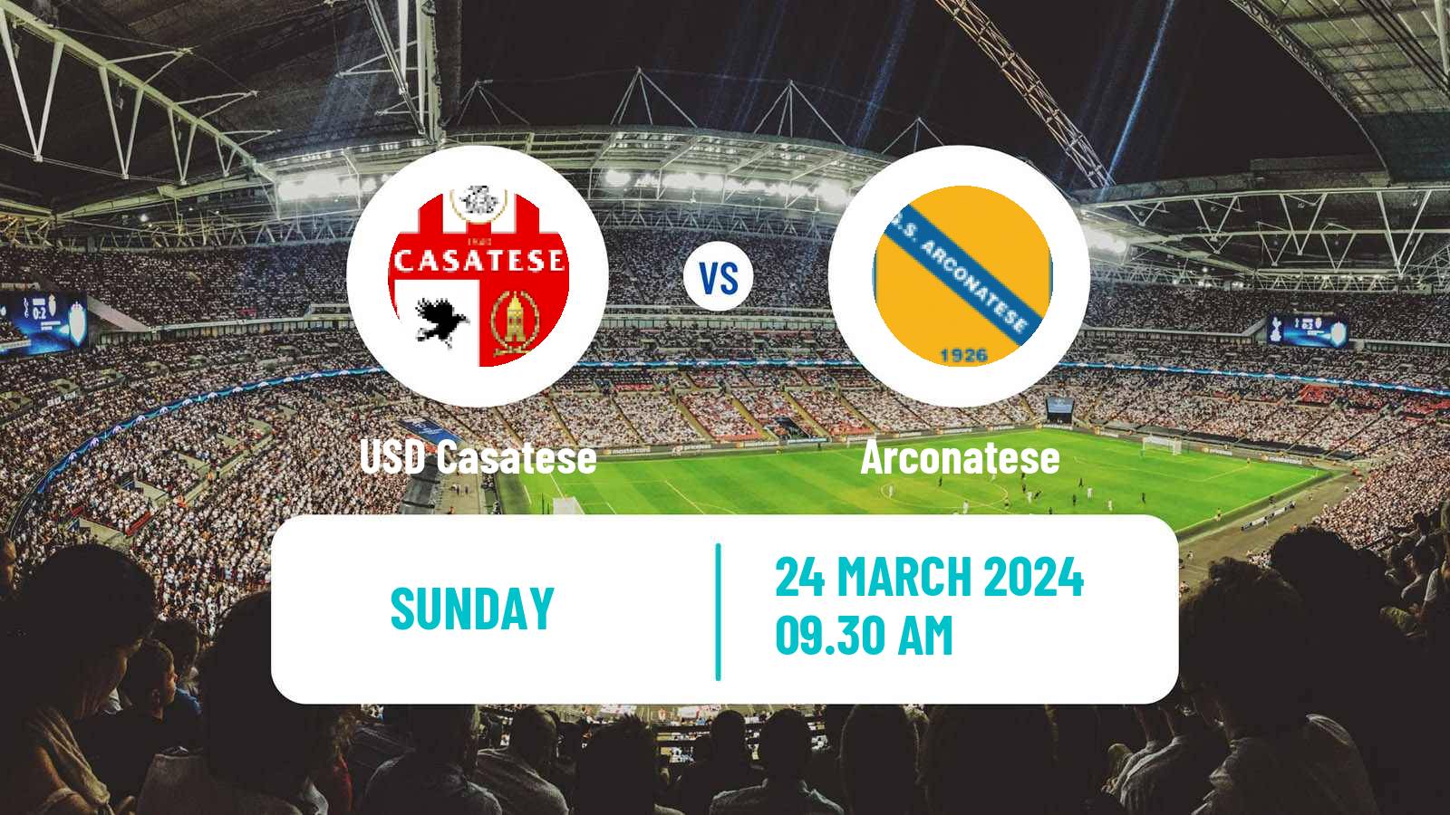 Soccer Italian Serie D - Group B Casatese - Arconatese