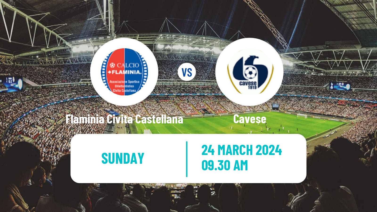 Soccer Italian Serie D - Group G Flaminia Civita Castellana - Cavese
