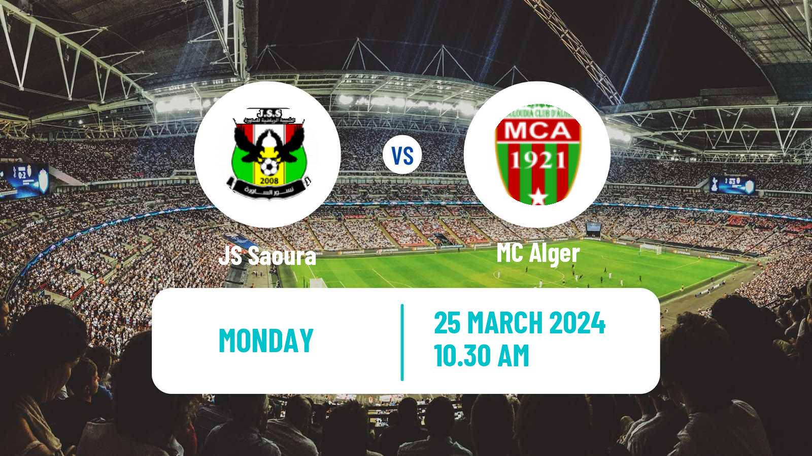 Soccer Algerian Ligue 1 Saoura - MC Alger