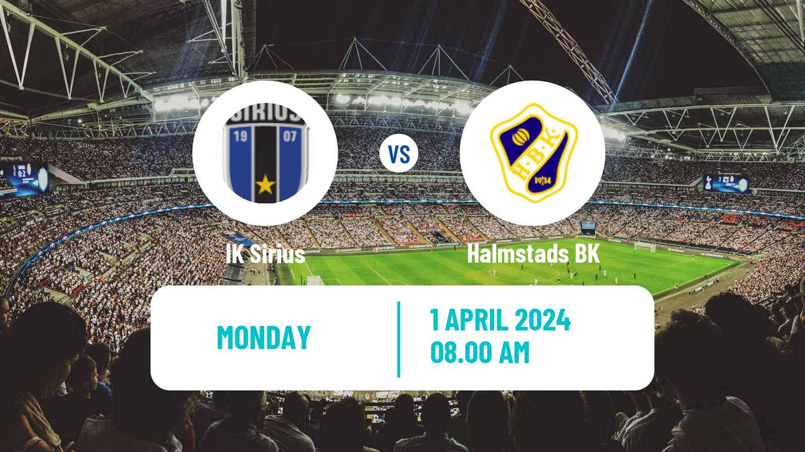 Soccer Swedish Allsvenskan Sirius - Halmstad