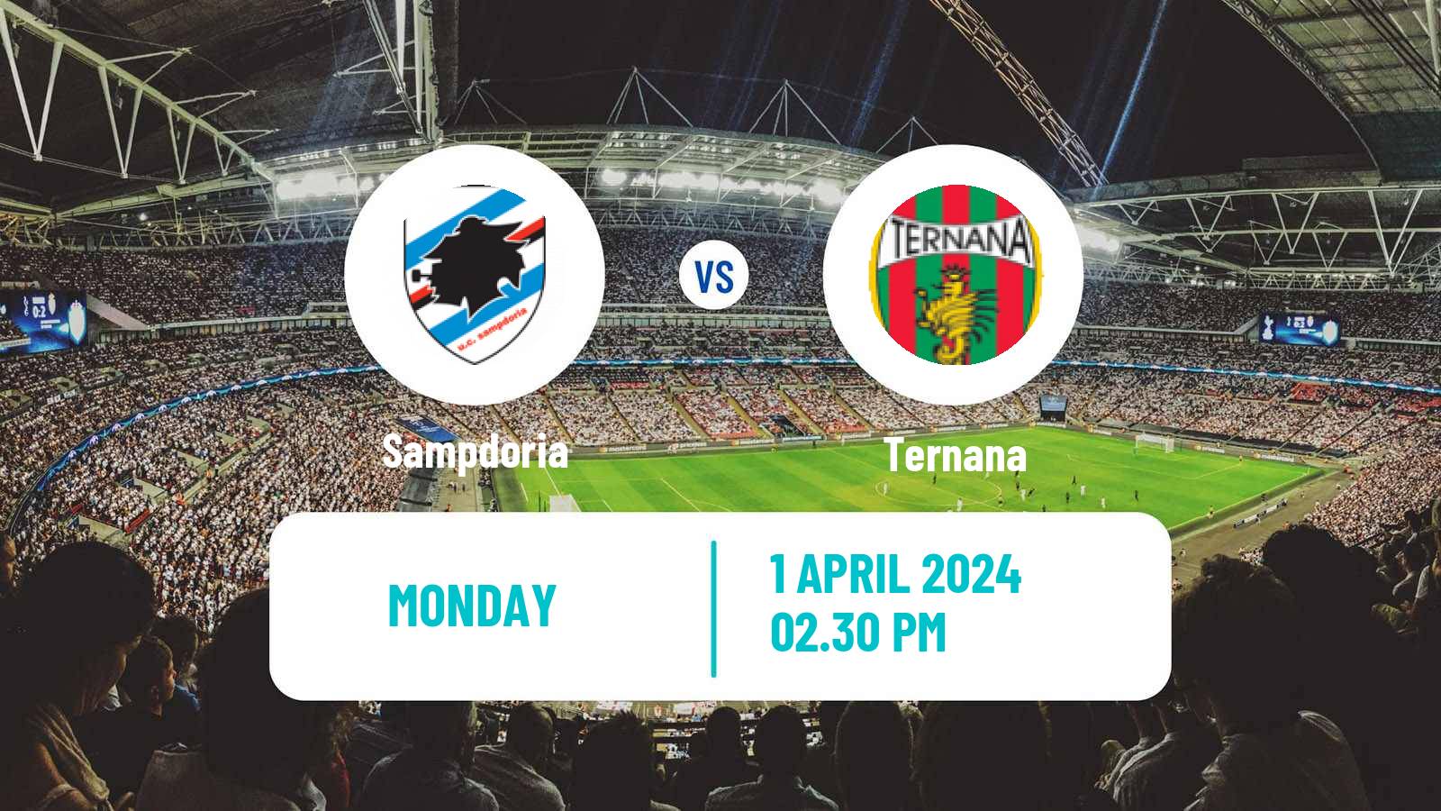 Soccer Italian Serie B Sampdoria - Ternana