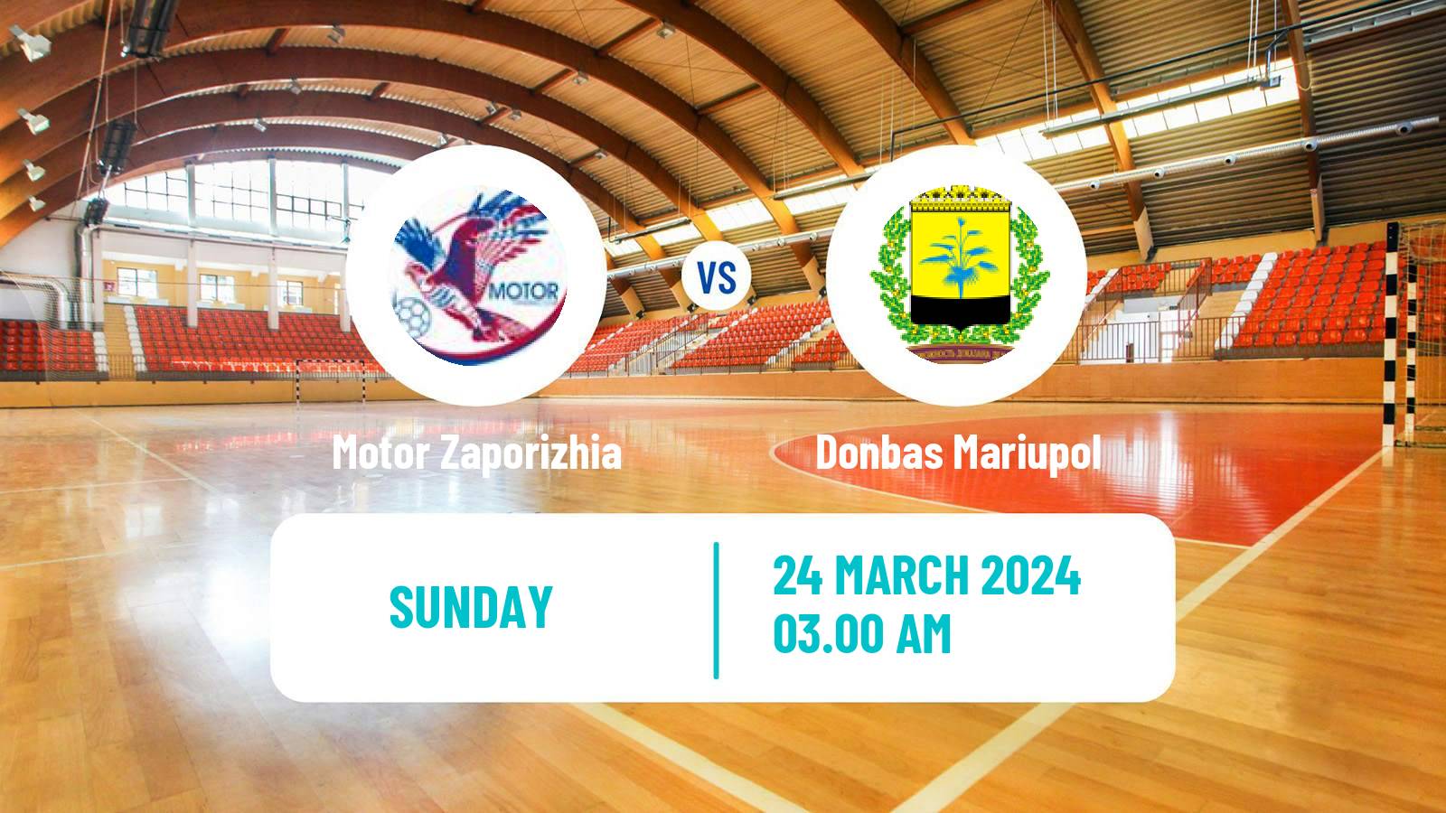 Handball Ukrainian Superleague Handball Motor Zaporizhia - Donbas Mariupol
