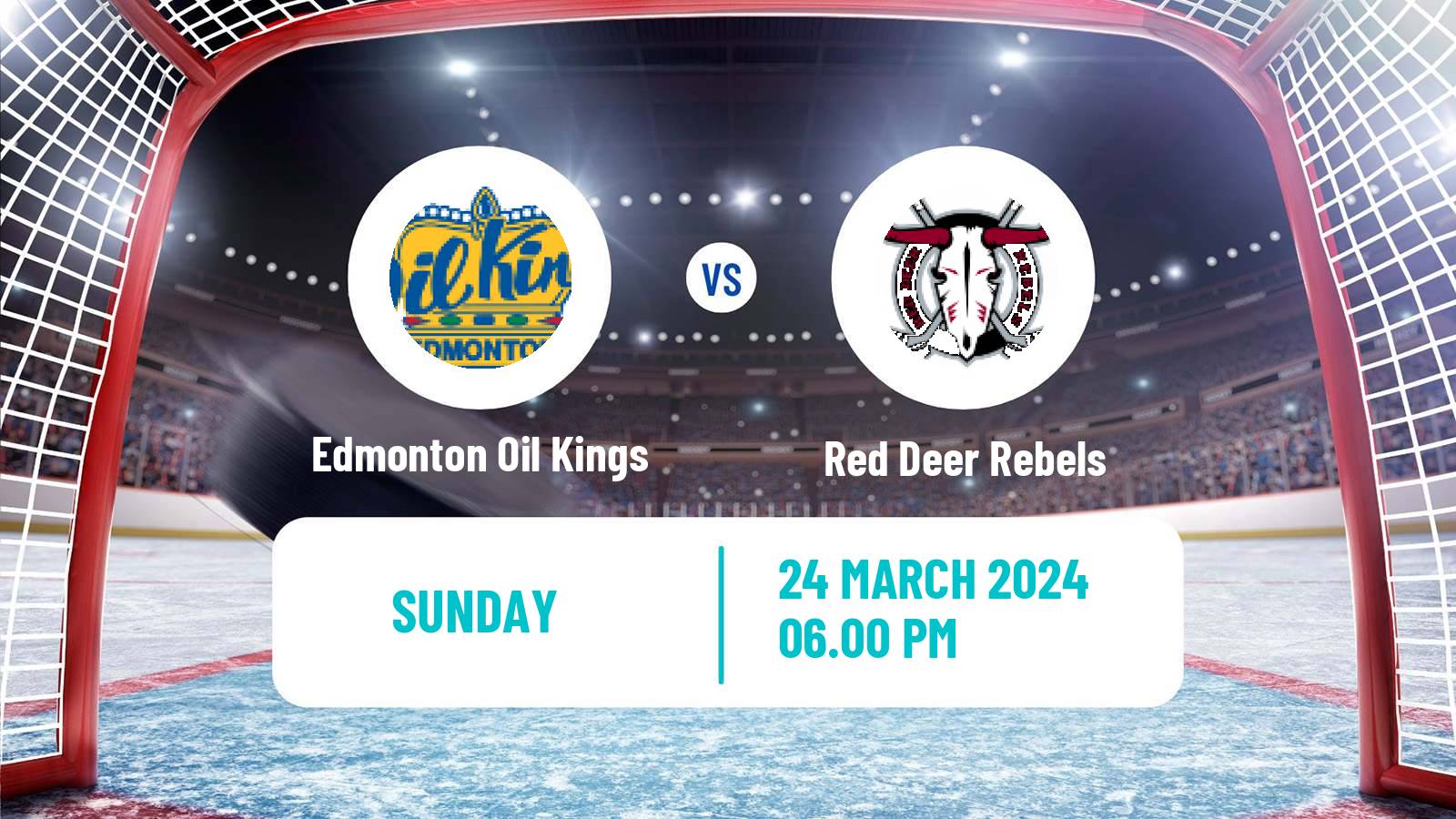 Hockey WHL Edmonton Oil Kings - Red Deer Rebels