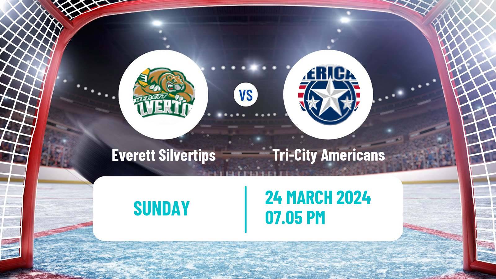 Hockey WHL Everett Silvertips - Tri-City Americans