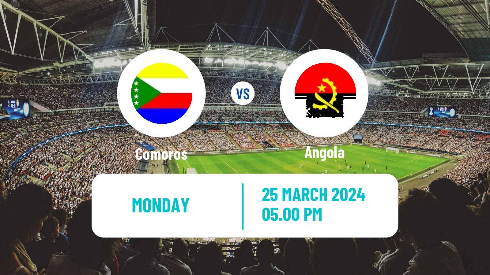 Soccer Friendly Comoros - Angola
