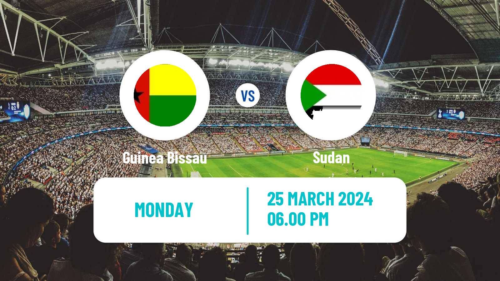 Soccer Friendly Guinea Bissau - Sudan