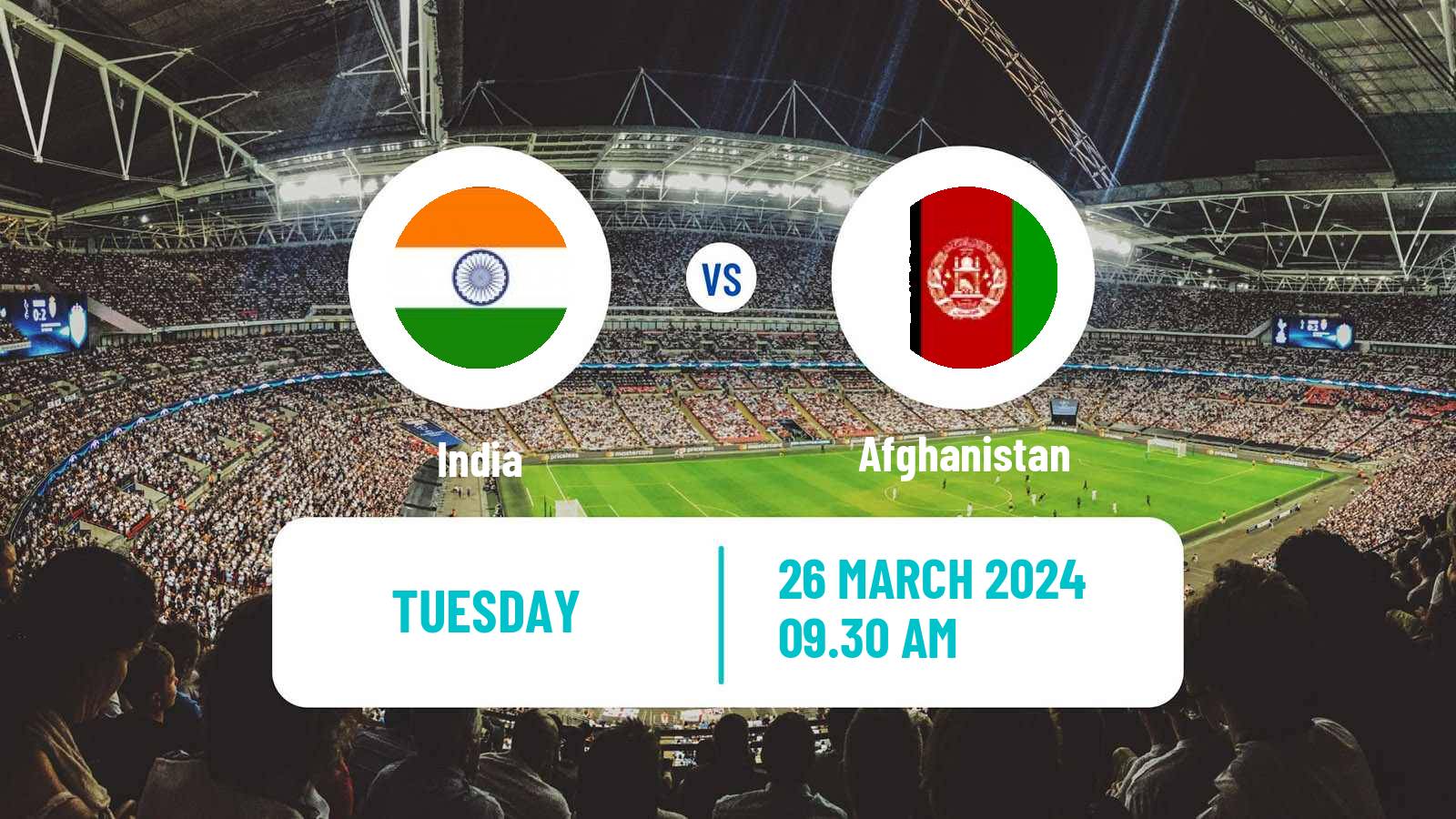 Soccer FIFA World Cup India - Afghanistan