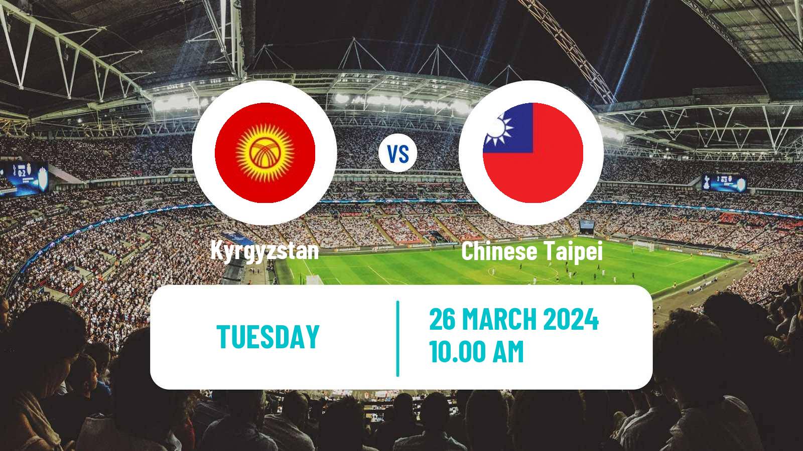 Soccer FIFA World Cup Kyrgyzstan - Chinese Taipei