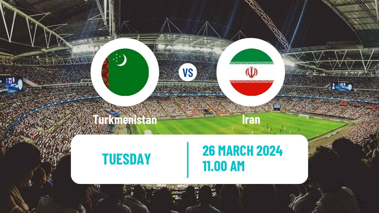 Soccer FIFA World Cup Turkmenistan - Iran