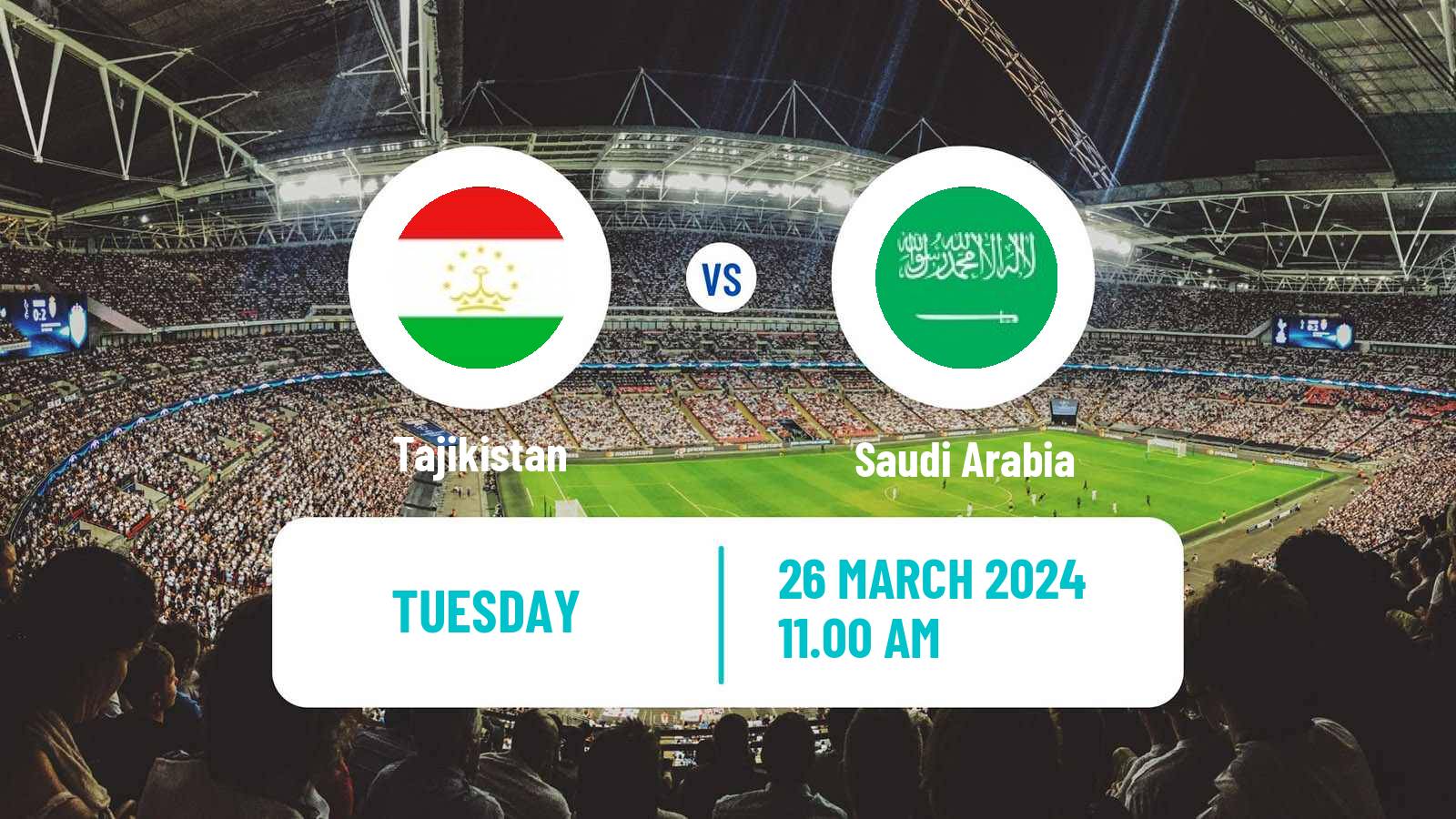 Soccer FIFA World Cup Tajikistan - Saudi Arabia