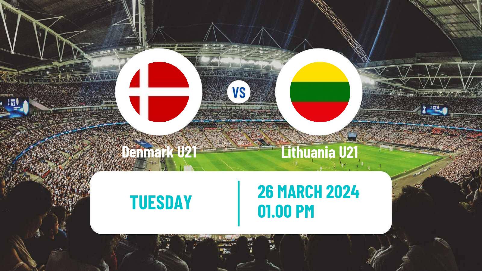 Soccer UEFA Euro U21 Denmark U21 - Lithuania U21