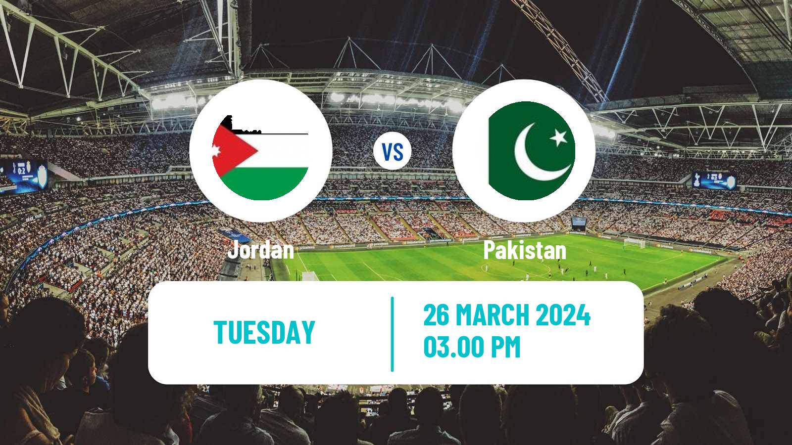 Soccer FIFA World Cup Jordan - Pakistan