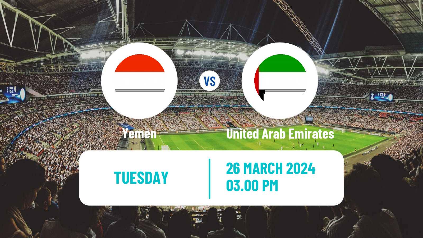 Soccer FIFA World Cup Yemen - United Arab Emirates