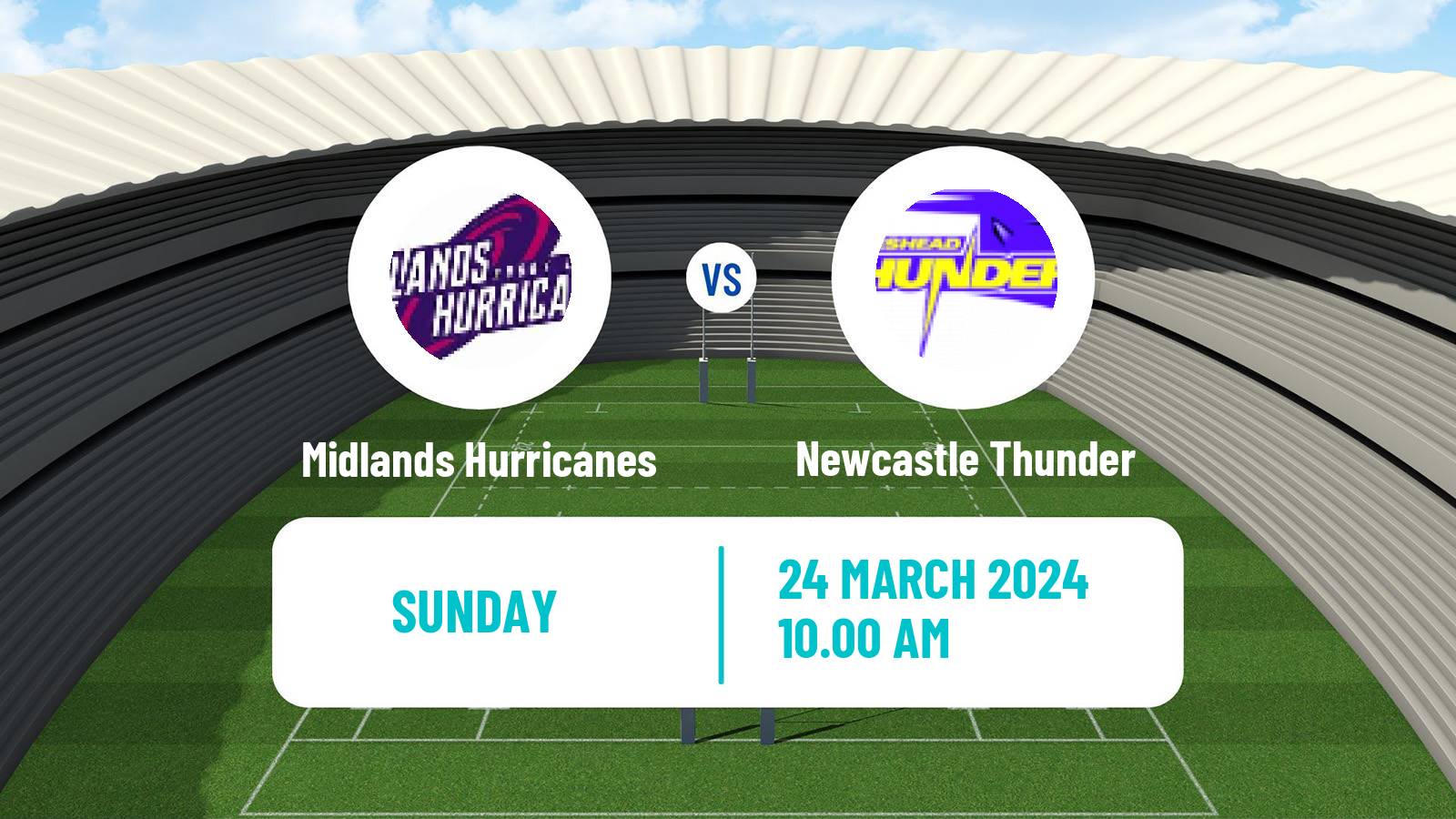 Rugby league English League 1 Rugby League Midlands Hurricanes - Newcastle Thunder