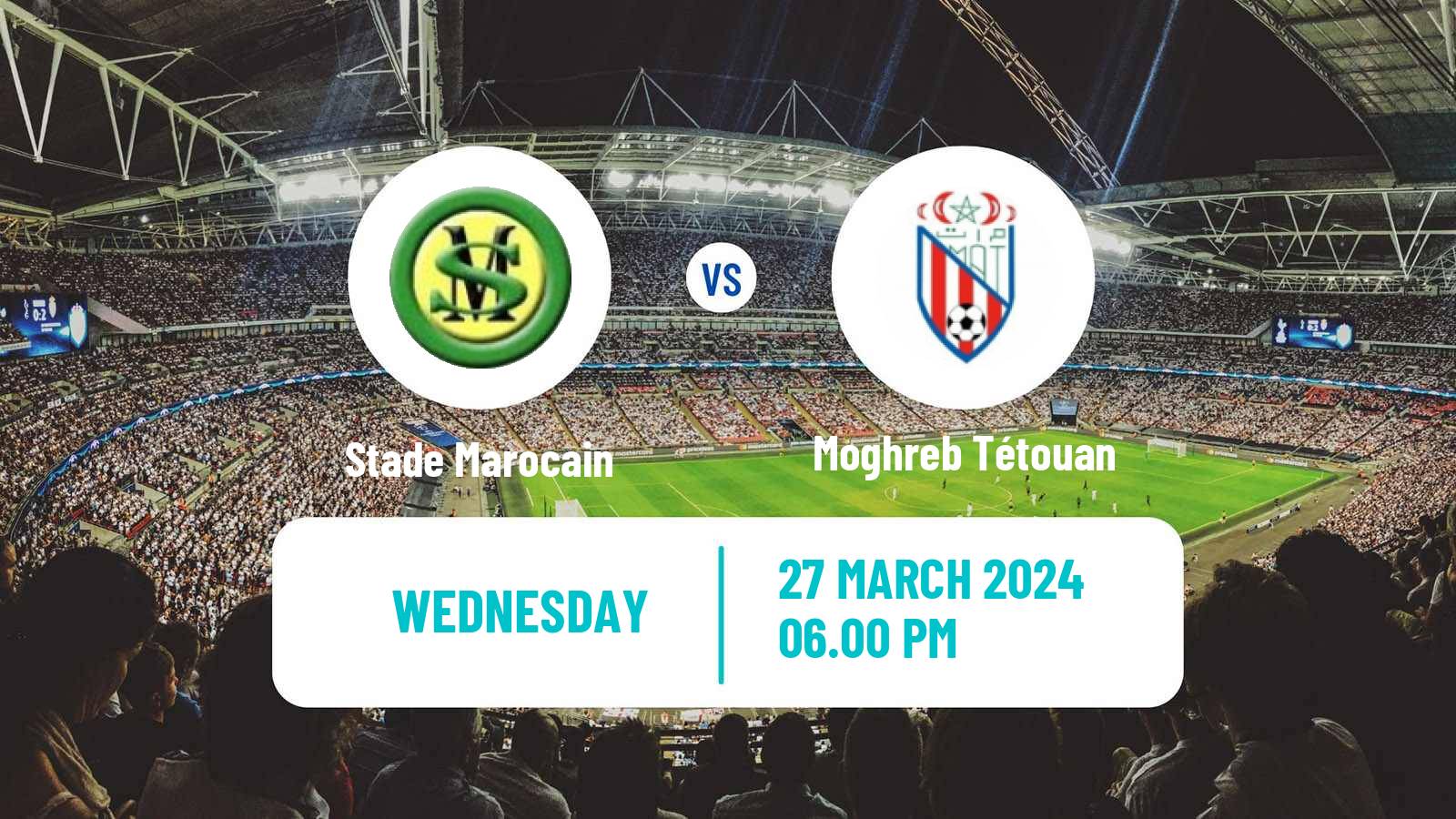 Soccer Moroccan Coupe du Trone Stade Marocain - Moghreb Tétouan