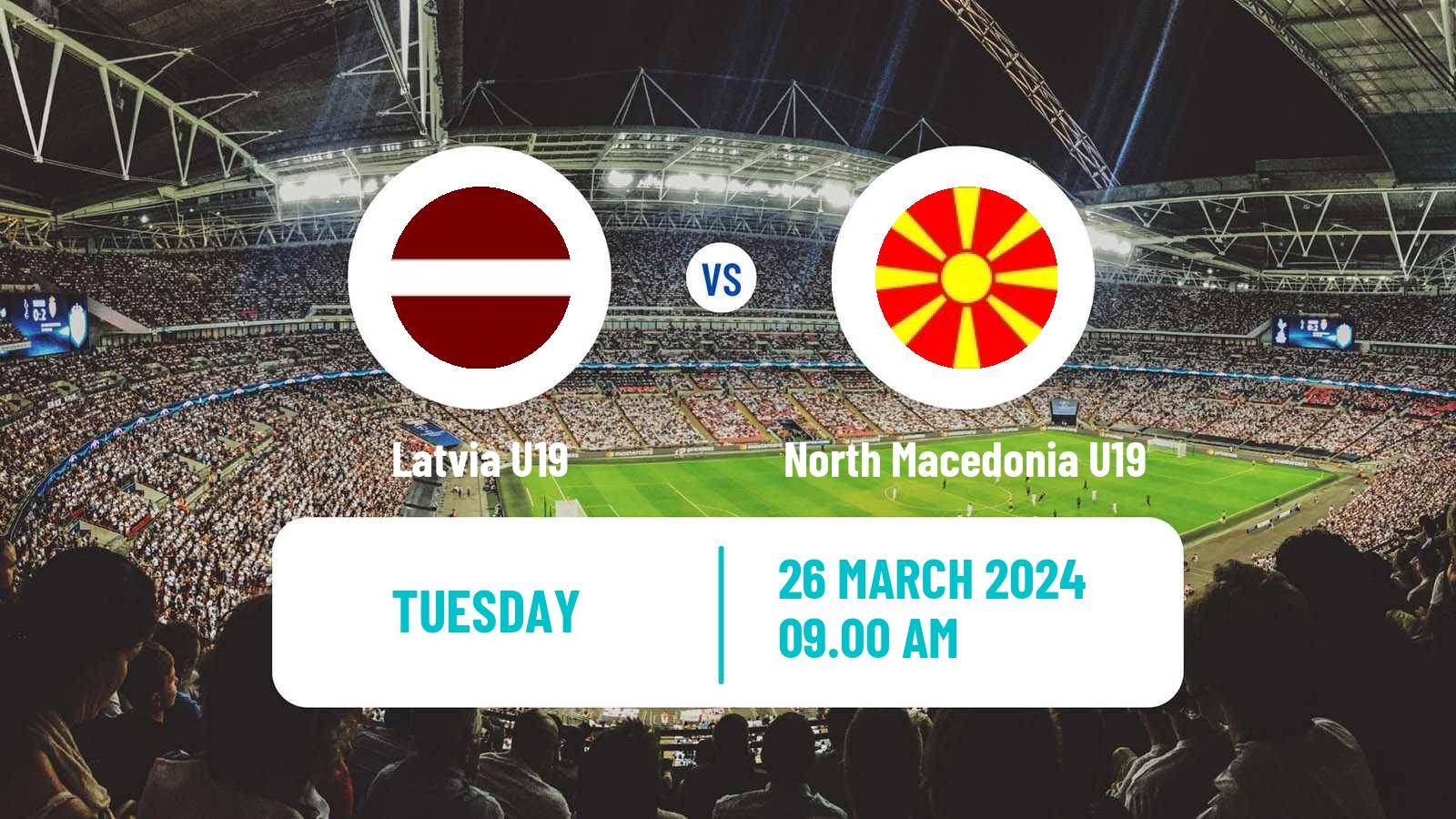 Soccer UEFA Euro U19 Latvia U19 - North Macedonia U19