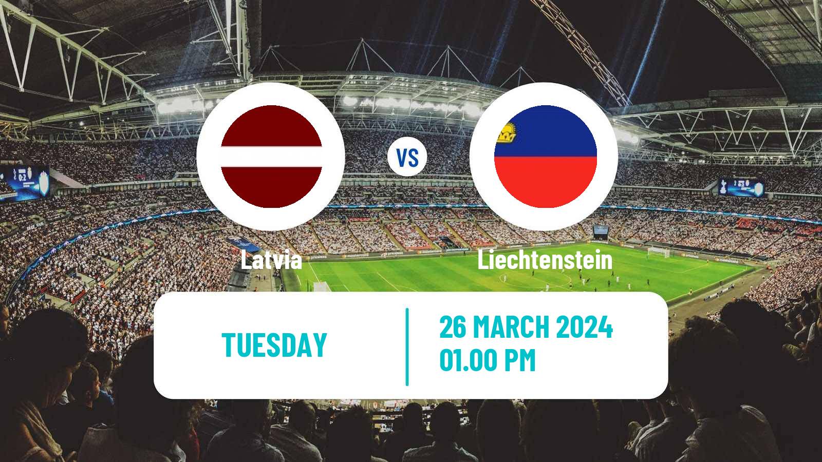 Soccer Friendly Latvia - Liechtenstein