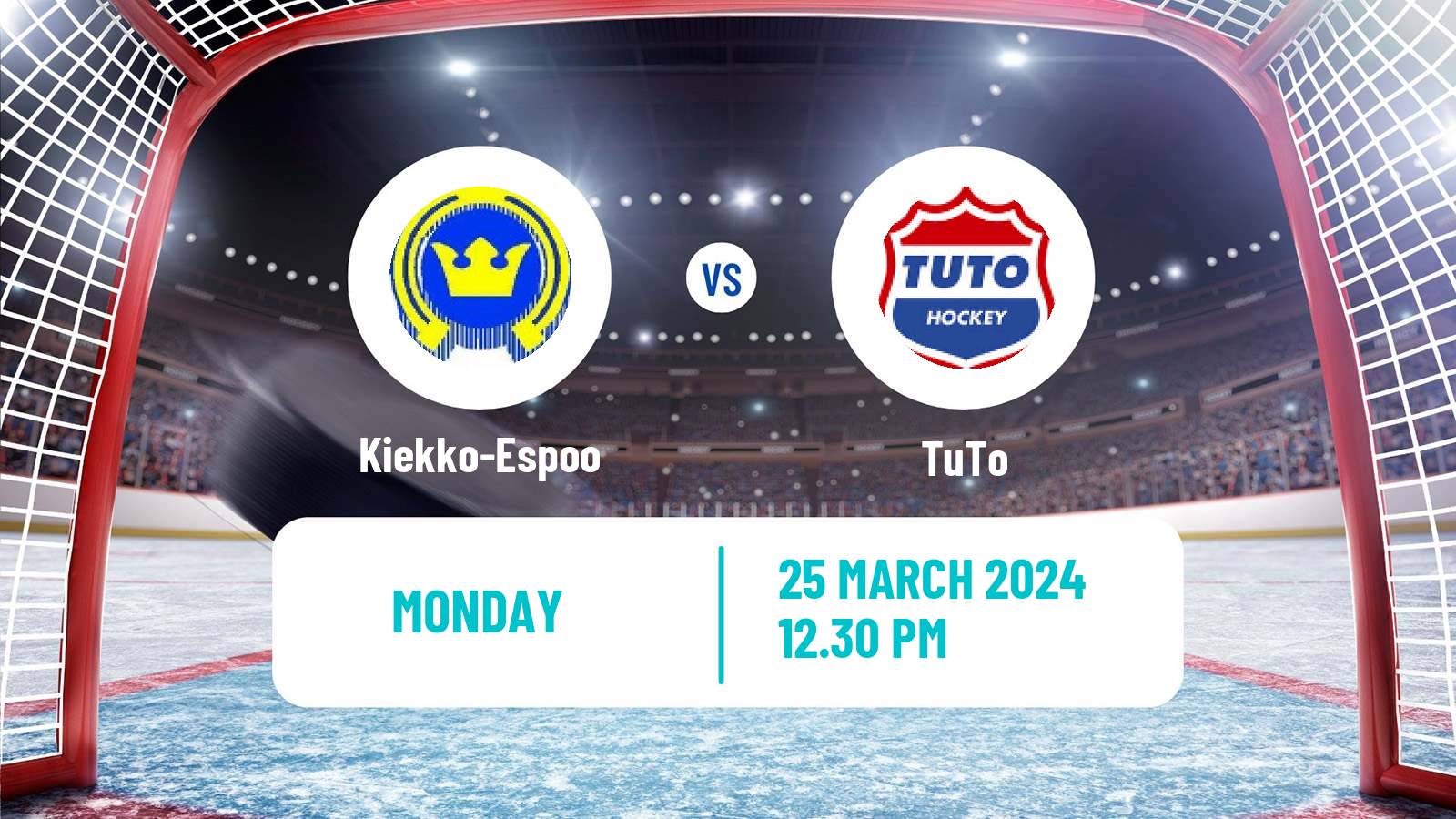 Hockey Finnish Mestis Kiekko-Espoo - TuTo