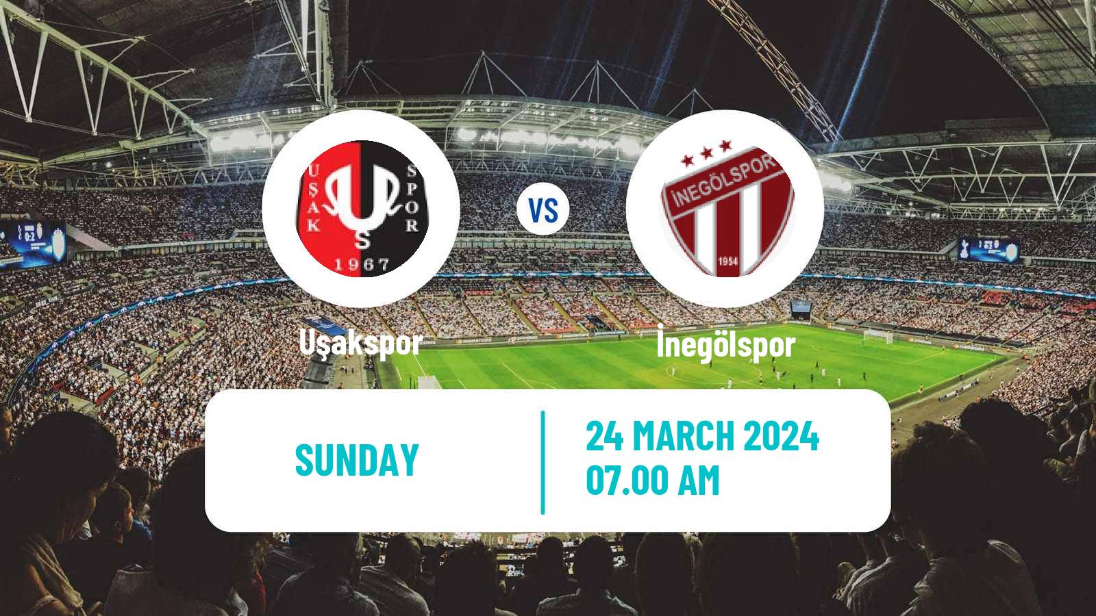 Soccer Turkish Second League Red Group Uşakspor - İnegölspor