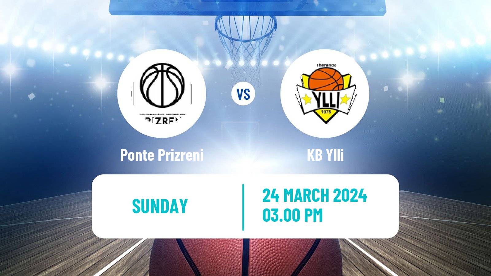 Basketball Kosovo Superliga Basketball Ponte Prizreni - Ylli
