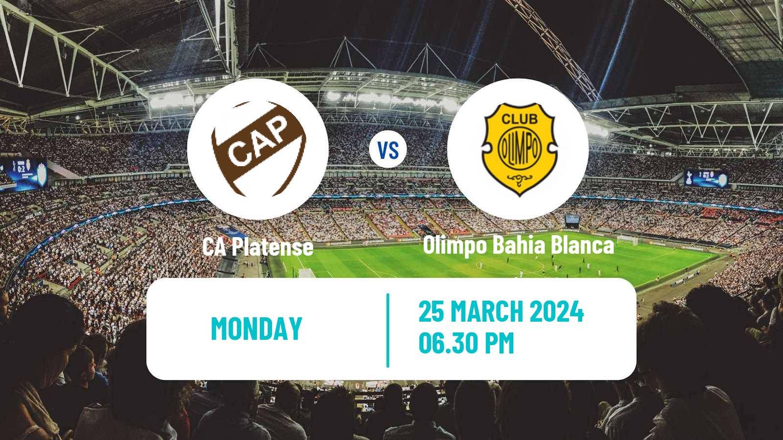 Soccer Copa Argentina Platense - Olimpo Bahia Blanca