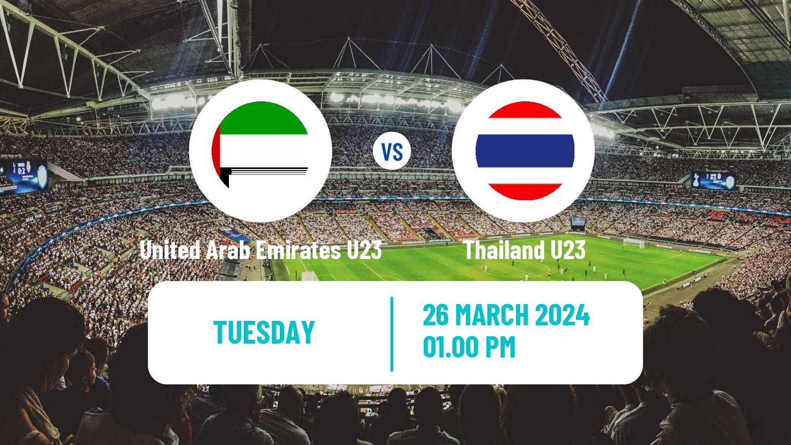 Soccer WAFF Championship U23 United Arab Emirates U23 - Thailand U23